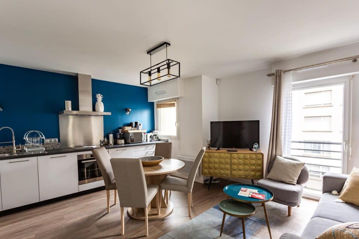 Le Saint Helier -Appartement Cosy Et Calme Parking Ренн Екстер'єр фото